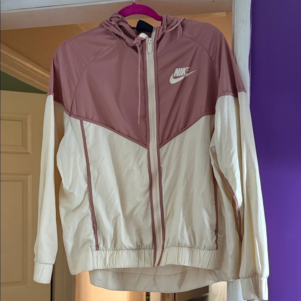 Nike Women's Mauve and Ivory Utility Jacket